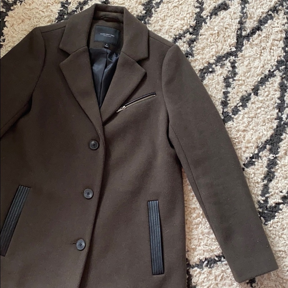 green wool coat - Picture 2 of 7
